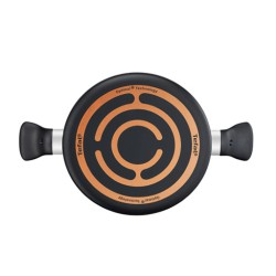 قدر مع غطاء زجاجي 30 سم Super Cook & Clean Cooking Pot 30 cm