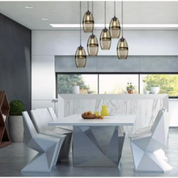 انارة سقفية Soren black gray pendant light height