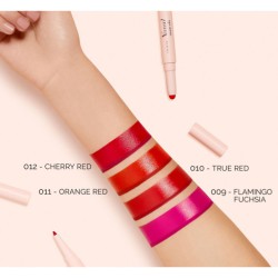 احمر شفاه مزدوج Lip Contouring Pencil & Shiny Lipstick
