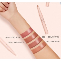 احمر شفاه مزدوج Lip Contouring Pencil & Shiny Lipstick
