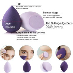 سيت بيوتي بلندر 4 قطع Makeup Sponge Set 4pcs Blender
