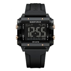 ساعة نسائية Sports Square Digital Women's Watch NF7101-B/B