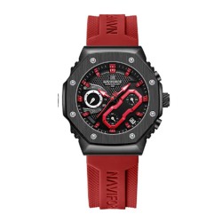 ساعة لكلا الجنسين  Sports Rubber Strap Unisex Watch NF8035-B/R	 	 	 	 	 	