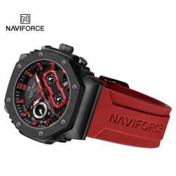 ساعة لكلا الجنسين  Sports Rubber Strap Unisex Watch NF8035-B/R	 	 	 	 	 	