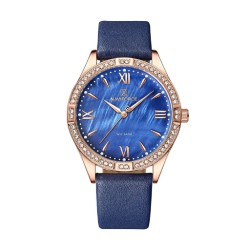 ساعة نسائية Waterproof Luxury Women's Watch NF5038-RG/D.BE	 	 	 	 	 	