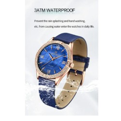 ساعة نسائية Waterproof Luxury Women's Watch NF5038-RG/D.BE	 	 	 	 	 	