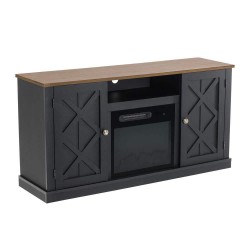 طاولة تلفاز خشبية Tv Table with Shelves