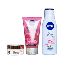 سيت العناية بالبشرة بخلاصة الورد 4 قطع Women's Soft Rose Heaven Gift Set 4 Pcs