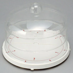 حافظة كيك دوارة Rotating Cake Turntable With Cover