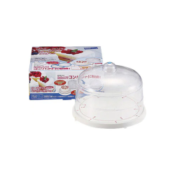 حافظة كيك دوارة Rotating Cake Turntable With Cover