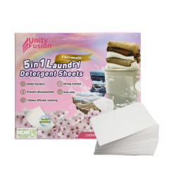 أوراق غسيل الملابس 5 في 1 برائحة الياسمين				 5 In 1 Laundry Detergent Sheets