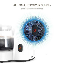ماكنة صنع القهوة 4-6 أكواب 2In 1 Drip & Manual Coffee Maker