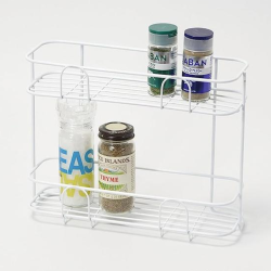 ستاند حامل ثنائي للتوابل Spice Bottle Rack 2 Tiers