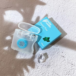 خيط تنظيف الاسنان بنكهة النعناع Mint Flavor Biodegradable Dental Floss