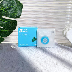 خيط تنظيف الاسنان بنكهة النعناع Mint Flavor Biodegradable Dental Floss