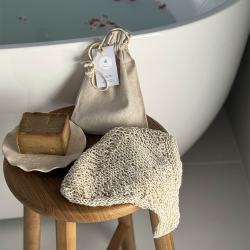 ليفة استحمام من الصوف الطبيعي Natural Wool Bath Loofah