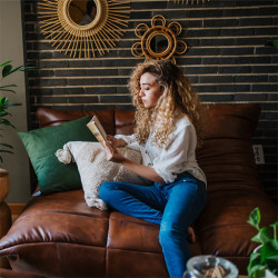 اريكة ميلو جلد Mellow Sofa Leather