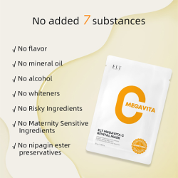 سيت ماسك للوجه بفيتامين سي 10 قطع Megavita C Revital Mask 10 Pcs Set