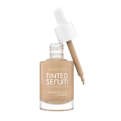 فاونديشن بسيروم حمض الهيالورونيك وفيتامين E Nude Drop Tinted Serum Foundation