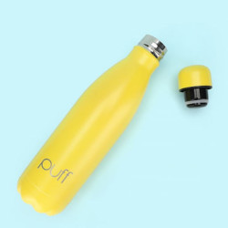 قنينة معدنية حافظة للحرارة Puff Matte Yellow Bottle 500ml