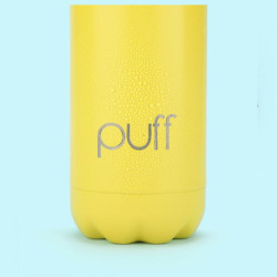 قنينة معدنية حافظة للحرارة Puff Matte Yellow Bottle 500ml