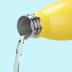 قنينة معدنية حافظة للحرارة Puff Matte Yellow Bottle 500ml