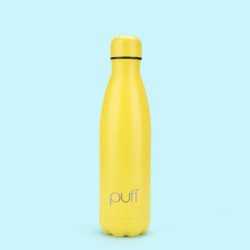 قنينة معدنية حافظة للحرارة Puff Matte Yellow Bottle 500ml