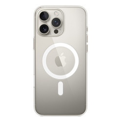 كفر شفاف للايفون 16 برو ماكس مع ماك سيف iPhone 16 Pro Max Clear Case with MagSafe