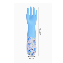 قفازات واقية للتنظيف (اختيار اللون عشوائي) Kitchen Elastic Long Sleeves Dishwashing Glo (Color Selection Is Random)ves
