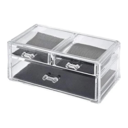 منظم أكريليك شفاف مزود بأدراج Transparent Acrylic Organizer with Drawers