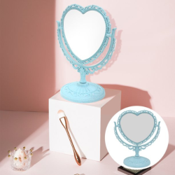 مرآة منضدية على شكل قلب Heart Shape Stand Mirror