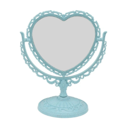 مرآة منضدية على شكل قلب Heart Shape Stand Mirror