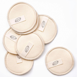 سيت اقراص قطنية لتنظيف البشرة 7 قطع Cotton + Bamboo Make Up Remover Pads
