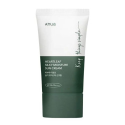 واقي شمس مرطب SPF50+بخلاصة الهارتليف 50 مل Heartleaf silky moisture SPF50+ sunscreen 50 ml