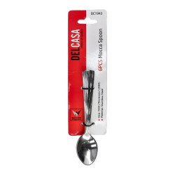 سيت 6 ملاعق موكا من الستانلس ستيل Stainless Steel Mokka Spoons 6 Pcs set