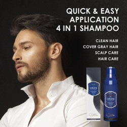 شامبو بصبغة للشعر باللون البني الداكن 200 مل Black Change Shampoo-Dark Brown 200 ml