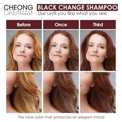 شامبو بصبغة للشعر باللون البني المحمر 200 مل Black Change Shampoo-Wine Brown 200 ml