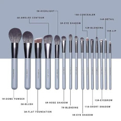 سيت فرش مكياج 15 قطعة 15 PCS MAKEUP BRUSH KIT