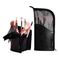 سيت فرش مكياج 15 قطعة مع حقيبة 15 PCS MAKEUP BRUSH KIT with Bag