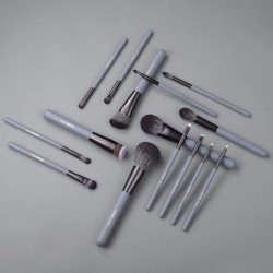 سيت فرش مكياج 15 قطعة مع حقيبة 15 PCS MAKEUP BRUSH KIT with Bag