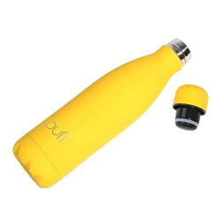 قنينة معدنية حافظة للحرارة 500 مل Rubber Lemon Chrome Bottle 500ml
