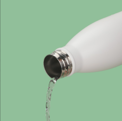 قنينة معدنية حافظة للحرارة 500 مل Matte White Bottle 500ml