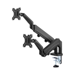 ستاند شاشة كيمنك مزدوج GO-5350 Dual Monitor Arm For Gaming, 17" - 32"