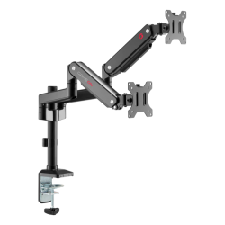 ستاند شاشة كيمنك مزدوج GAMEON GO-2045 Pole-Mounted Spring-Assisted Dual Monitor Arm For Gaming