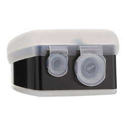 مبراة مزدوجة لأقلام الحواجب والشفاه 2-in-1 Eyebrow Pencil & Lip Liner Sharpener