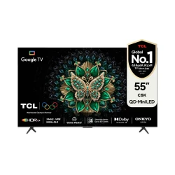تلفاز TCL 55 بوصة 144 هرتز مع معالج AiPQ Pro وتقنية QD-Mini LED TCL 55" 144Hz TV with AiPQ Pro Processor and QD-Mini LED
