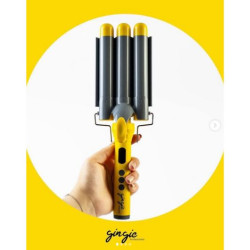 أداة تمويج الشعر ثلاثية الأنابيب 1 إنج The Mogee Three Barrels Hair Waver 1 inch