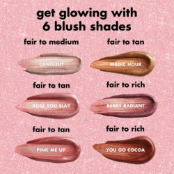 بلشر سائل لامع Halo Glow Blush Beauty Wand