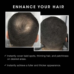 مجموعة ألياف الشعر مع بخاخ تثبيت الألياف Hair Fiber Kit with Fiber Hold Spray