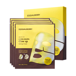 سيت ماسك هيدروجيل كولاجين - 4 قطع Collagen Glow Up Hydrogel Mask –  4 Sheets